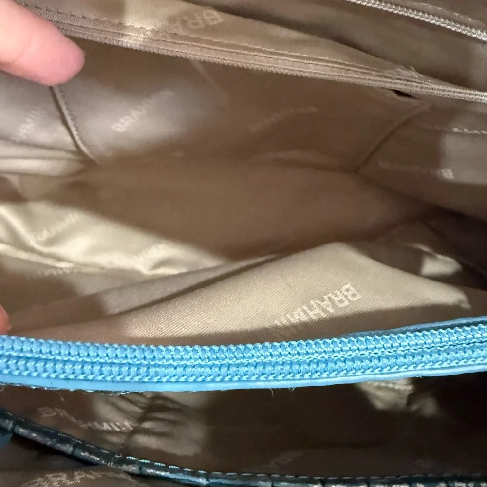 Brahmin Bag Finley in Arctic Blue - Picture 7 of 9